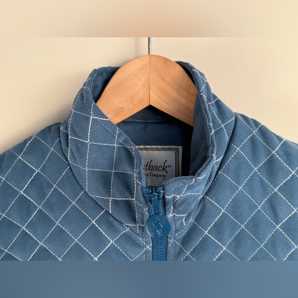 Outback Trading Co Ladies Grand Prix Quilted Vest Blue Size SM BARN VEST - Picture 3 of 14